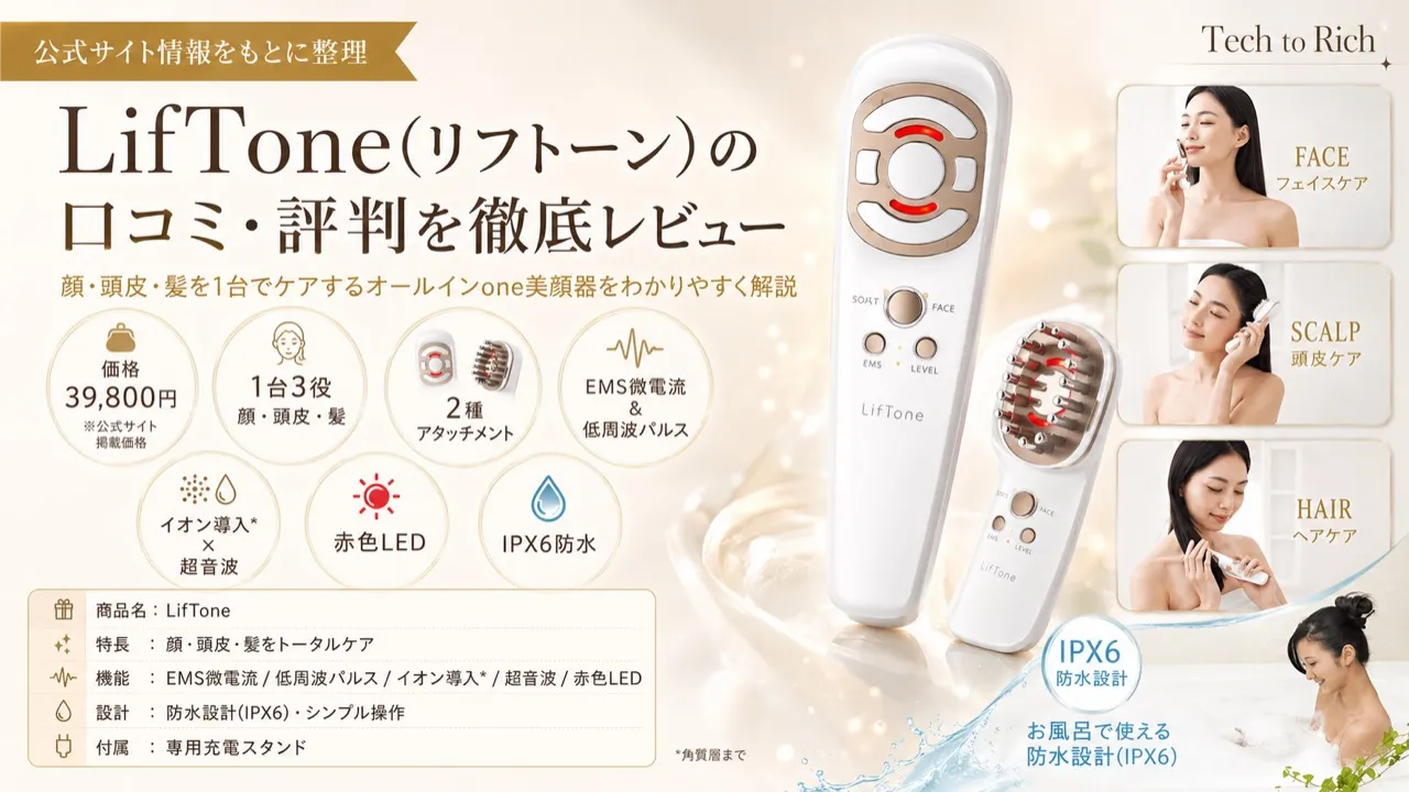 LifTone(リフトーン)オールインワン美容デバイスのイメージ